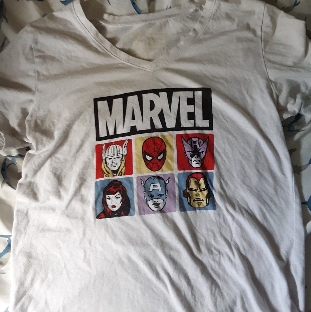 Marvel Graphic V Neck
